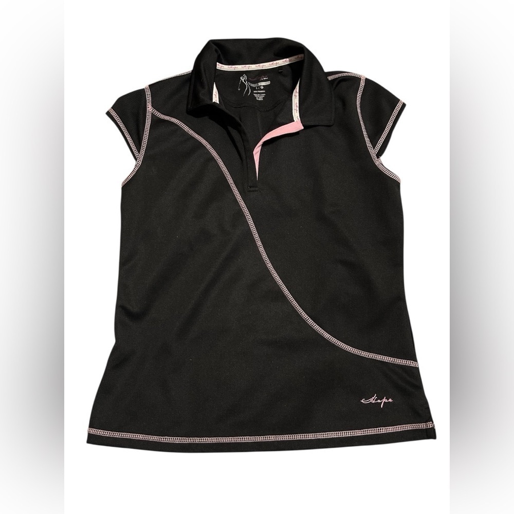Wilson Sport Black and Pink Short Sleeve Tee